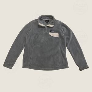 Patagonia Women’s M Snap-T Pullover | Gray Polartec® Thermal Pro® Fleece